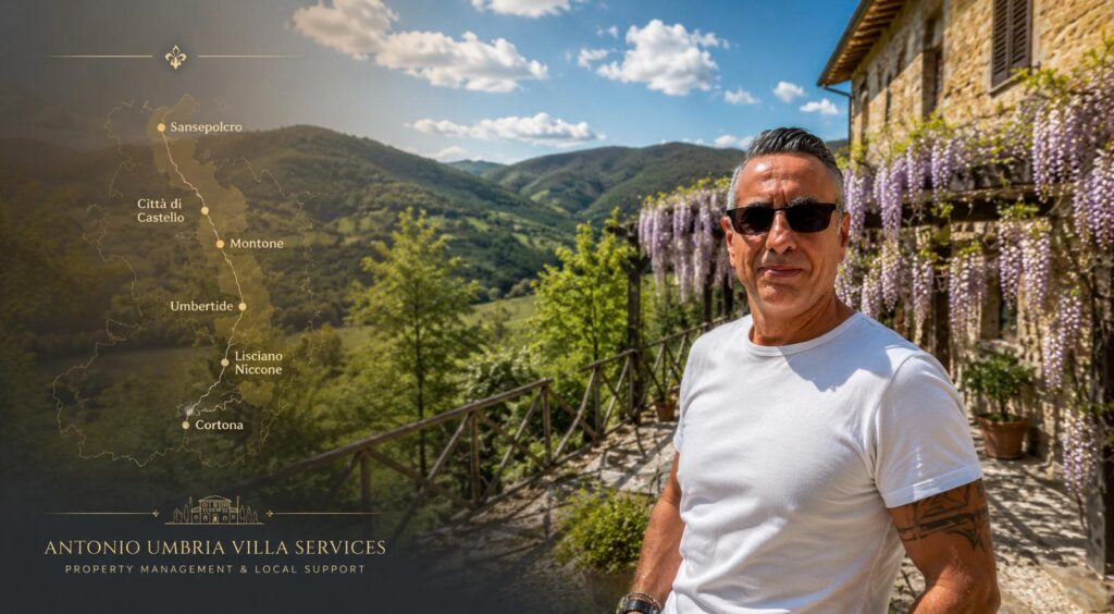 Property management Umbria coverage map
