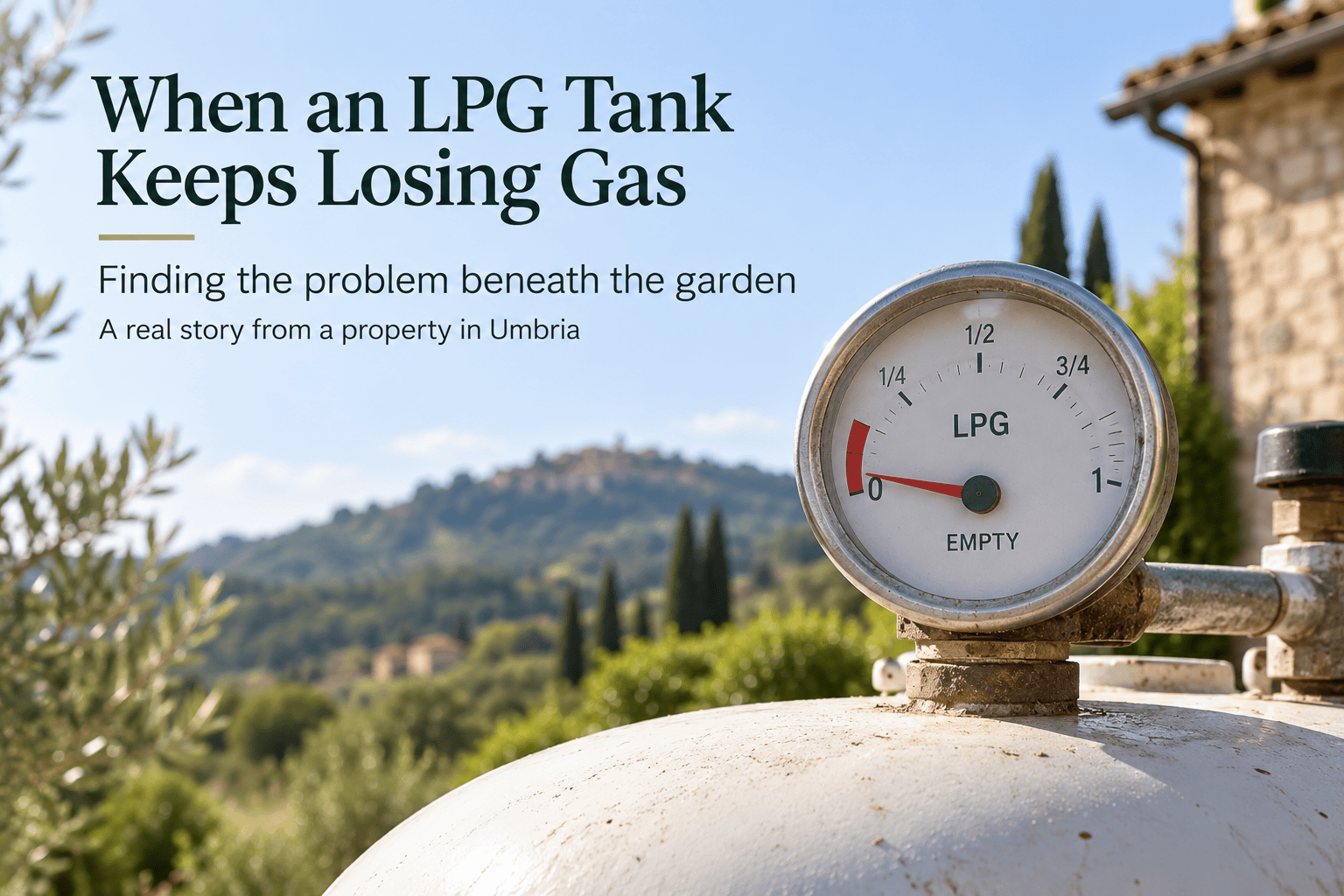 LPG Tank Losing Gas